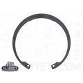 Rotor Clip Internal Retaining Ring, Steel, Black Phosphate Finish, M225 Bore Dia. DHO-225